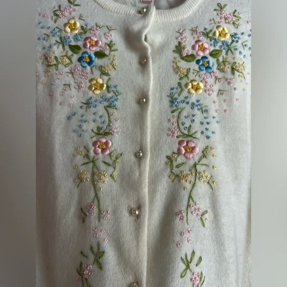 Vintage embroidered cardigan - Picture 5 of 7